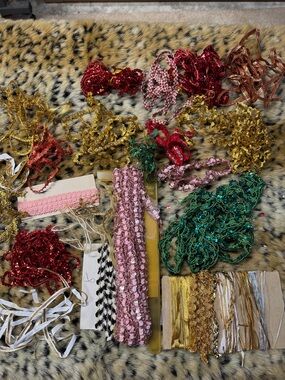 Assorted Decorative vintage metallic trim Bundle